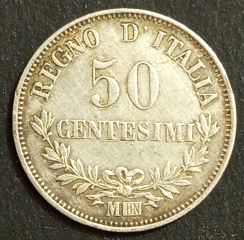 Centesimi 1863 spl milano m - spl,