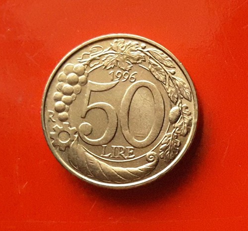 Lire 1996 errore due - 50,