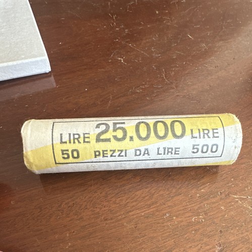 Rotolino monete lire 500 - monete,