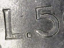 50 LIRE 1975 ERRORE -