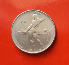 50 LIRE 1961 ERRORE - 1