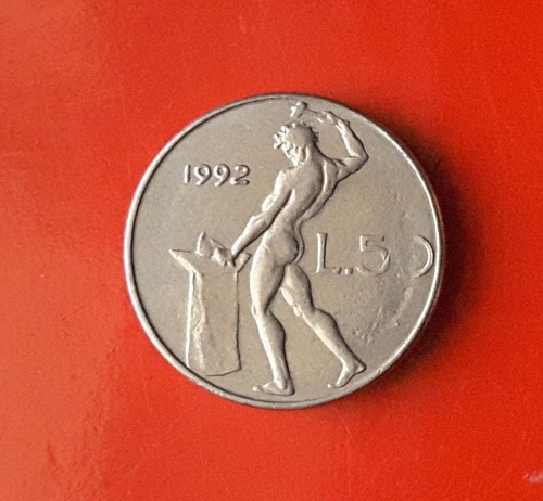 Lire 1992 errore mancanza - 50,